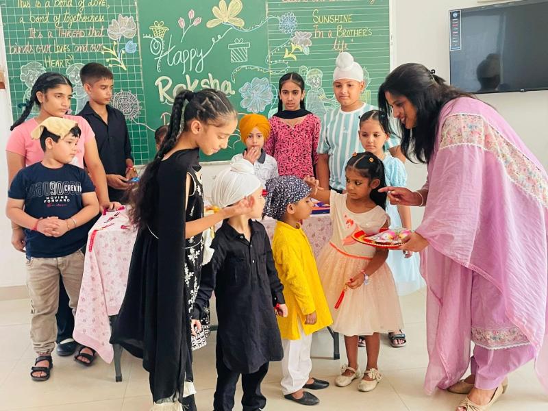 Raksha Bandhan at Apex International School