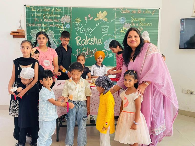 Raksha Bandhan at Apex International School
